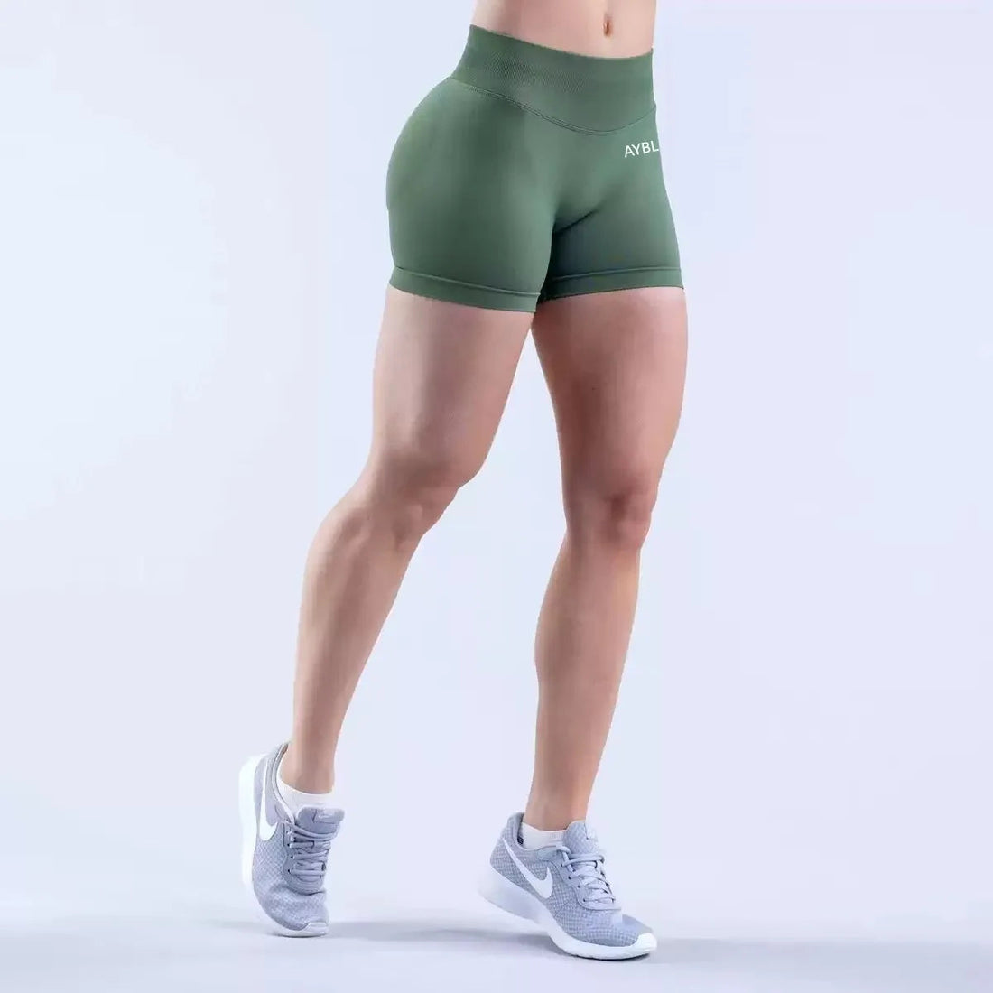 Yoga Shorts Fashion Adapt Seamless Women Seamless Sports Yoga Shorts Low Ribbed Band Gym Empower Seamless Shorts Fitness Workout Tahsi Fashion House