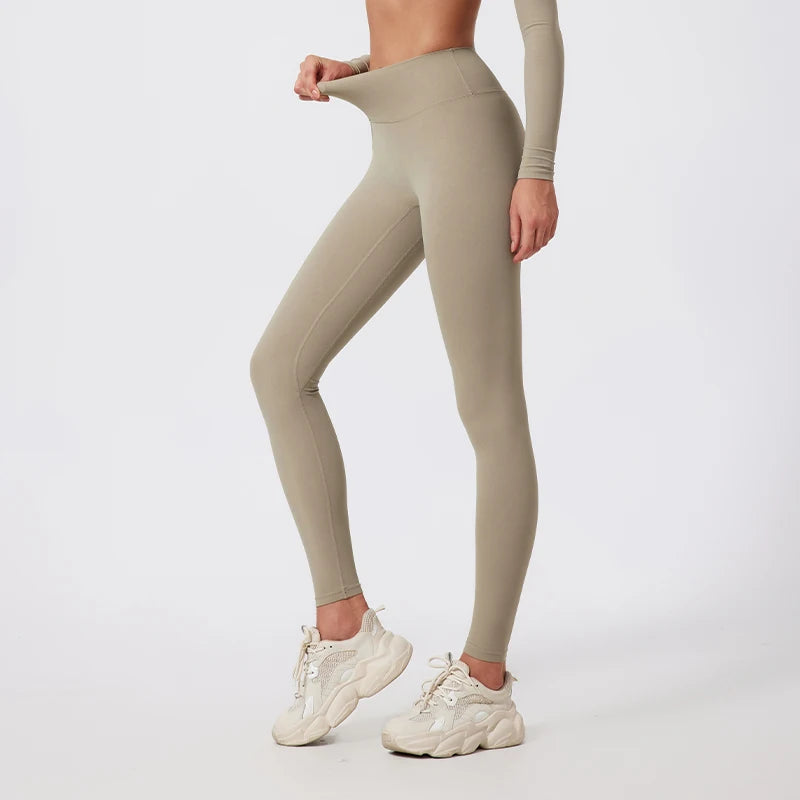 New Summer High Waist Sport Legging Women Breathable Tight Pants Outdoors Sportswear Woman Gym Sports Pants Yoga Women's Pants ATFH