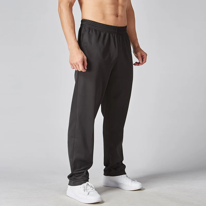 Mens Running Pants Work Out Sports Fitness Football Men Soccer Training Pant Hiking Jogging Long Trousers Sweatpants Sportwear