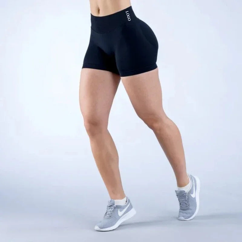Logo-design athletic yoga pants are stretchy and slimming, perfect for yoga, Pilates, running, working out, and yoga shorts.