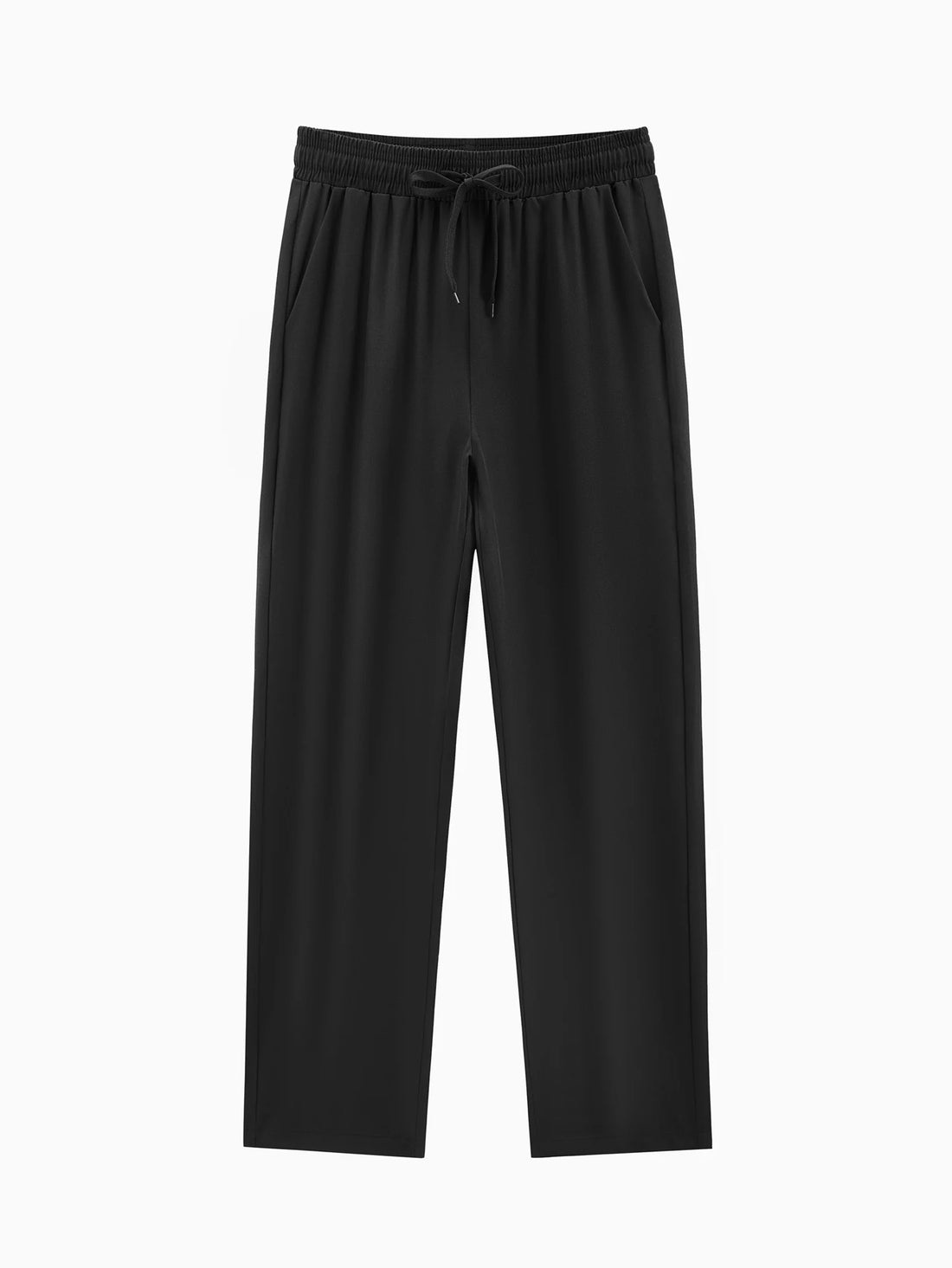 New Men's Casual Elastic Waist Pants Versatile Comfortable Fit Long Trousers