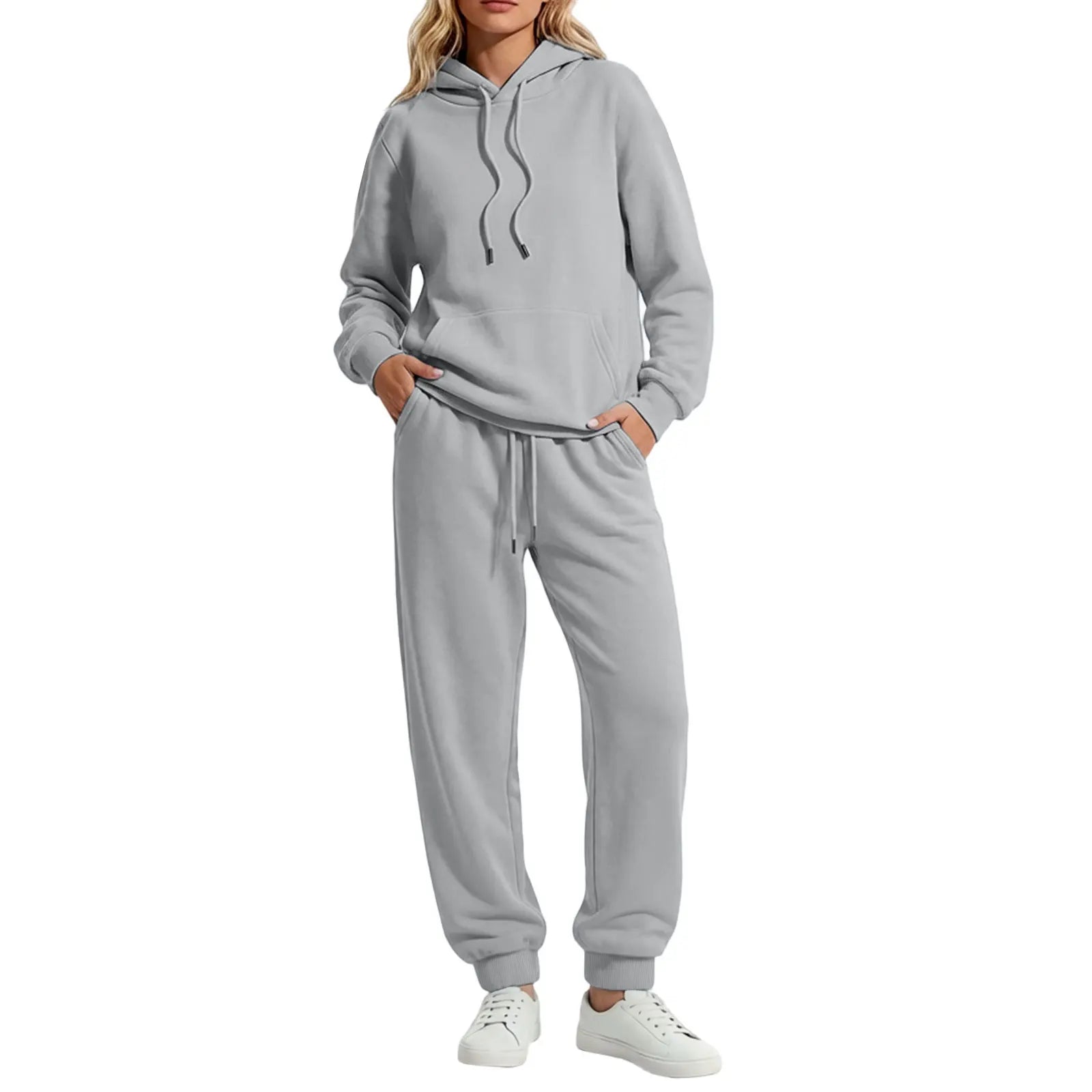 Women Jogging Bottoms Hoodie Tracksuit Sports Trousers Leisure Suit Set Hoodie Sweat Jacket Jogging Suit With Work Out Outfits