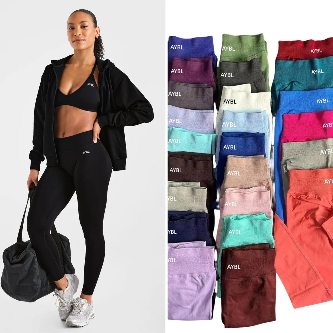 Impact Leggings Women Seamless Sports Yoga Pants Low Ribbed Band Gym clothes Fitness Workout wear Scrunch Bum Tights Pants - ATFH