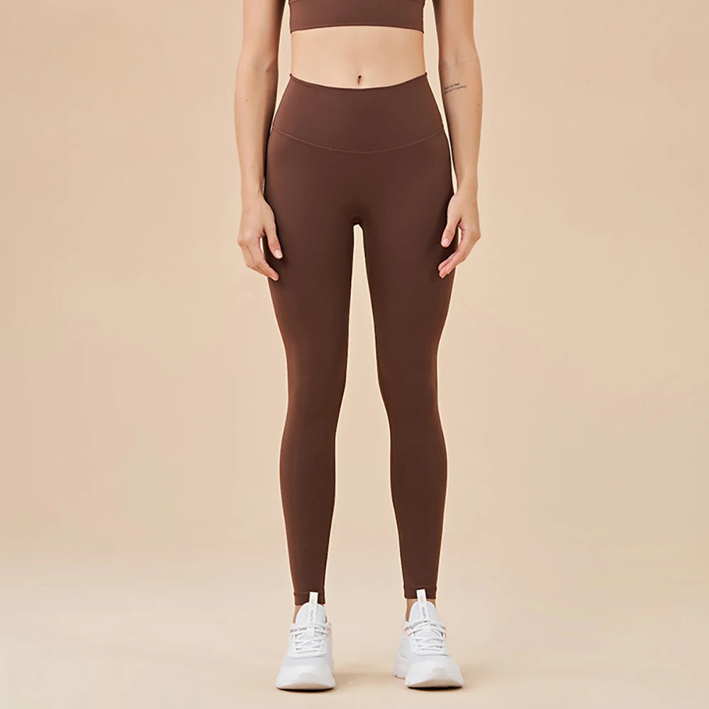 Yoga Leggings for Fitness Legging Sport Femme Back Pocket Pants Female Buttery Soft High Waist Leggins Push Up Gym Tights Women ATFH