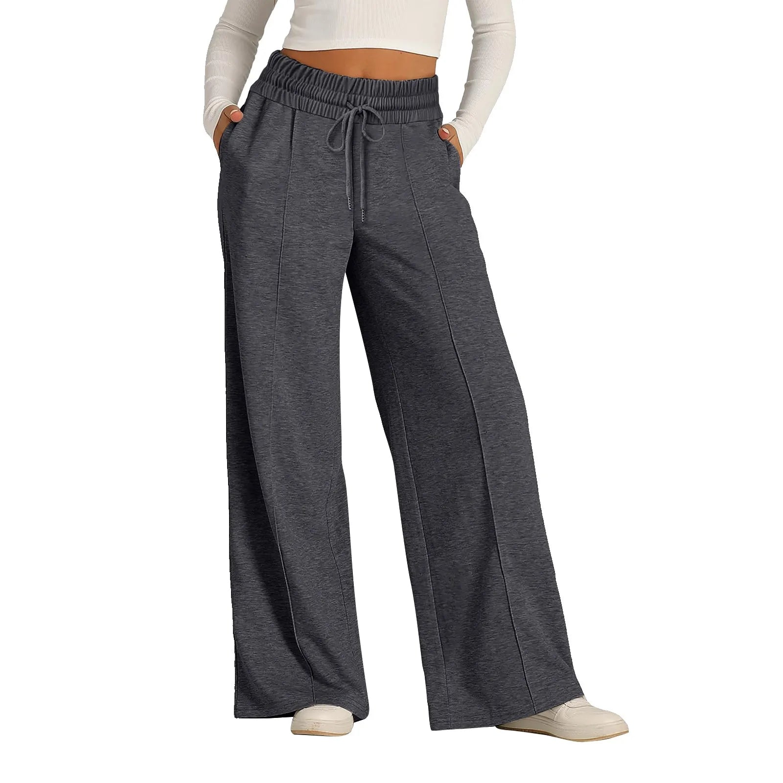 Women's Pants Female Streetwear Joggers Oversize High Waisted Korean Style Fashion Wide Leg Harajuku 2024 New Sweatpants Baggy