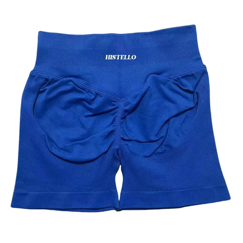 HISTELLO Sports Shorts Df Substitute High Waist Women Yoga Workout Short Seamless Leggings Stretch Fitness Running Gym Shorts Tahsi Fashion House