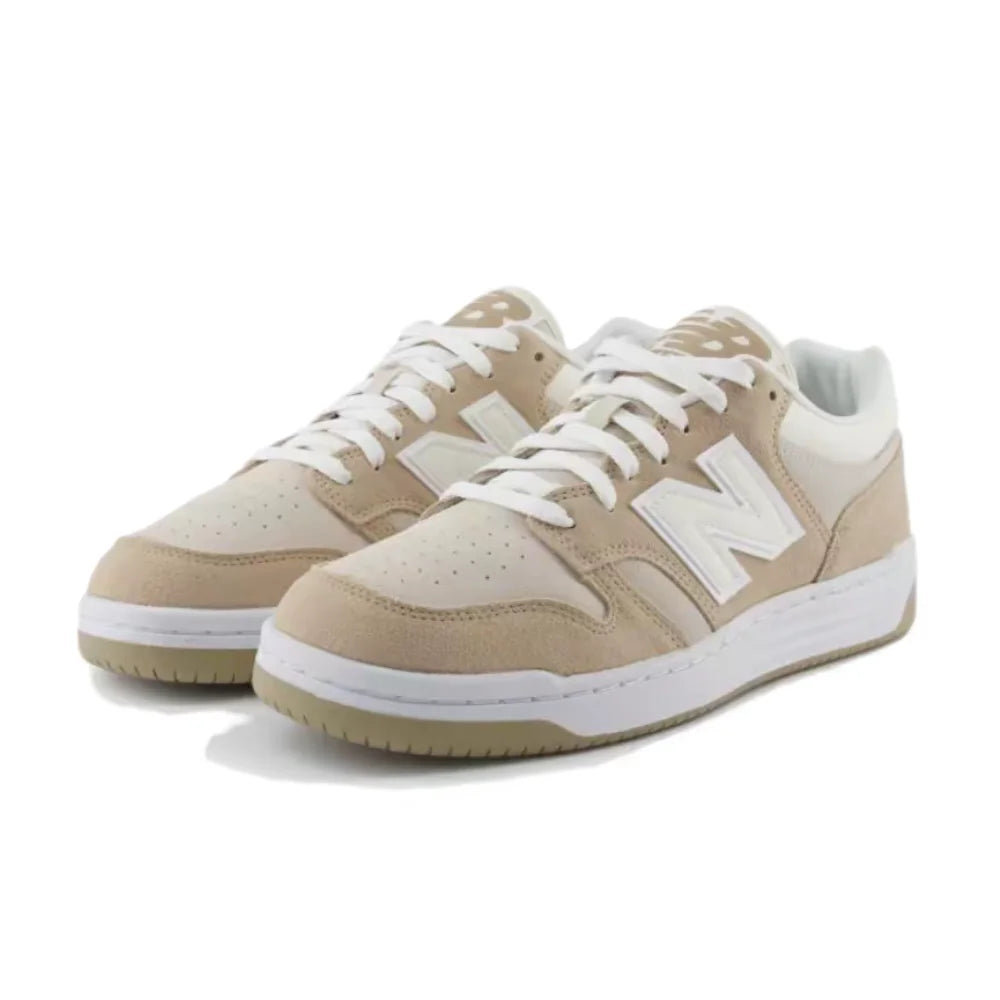 New Balance NB 480 Suede: Versatile, Comfortable, Non-Slip, and Durable Sneakers for Men and Women, Khaki, BB480LEA