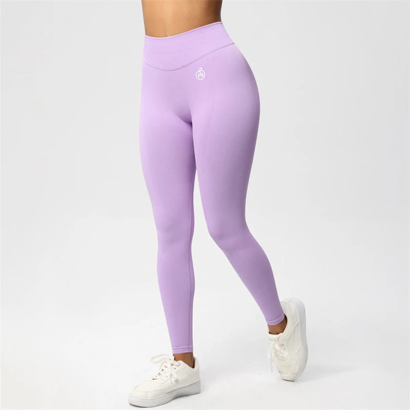 Women BUM Shaping Leggings Seamless Sport Yoga Pants Leggings Sport Hip Lifting Yoga Gym Running Quick Dry Pants Scrunch Butt - ATFH