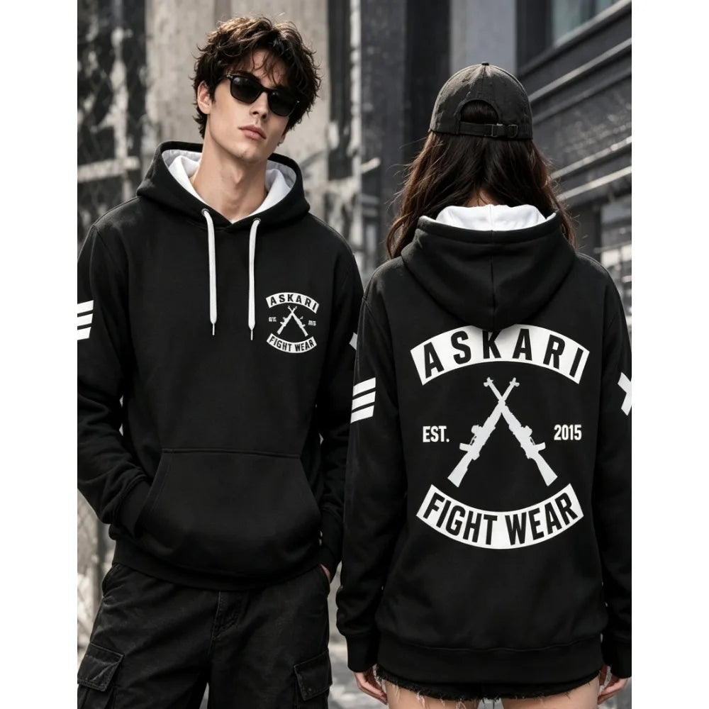ASKARI Boxing Fighting Male Female Couple Same Style Sports Fitness Hoodie Outdoor Trendy Loose Autumn/Winter Daily Dressing