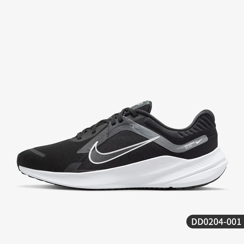 Nike official genuine QUEST 5 men's sports and leisure durable and shock-absorbing running shoes DD0204-001 ATFH