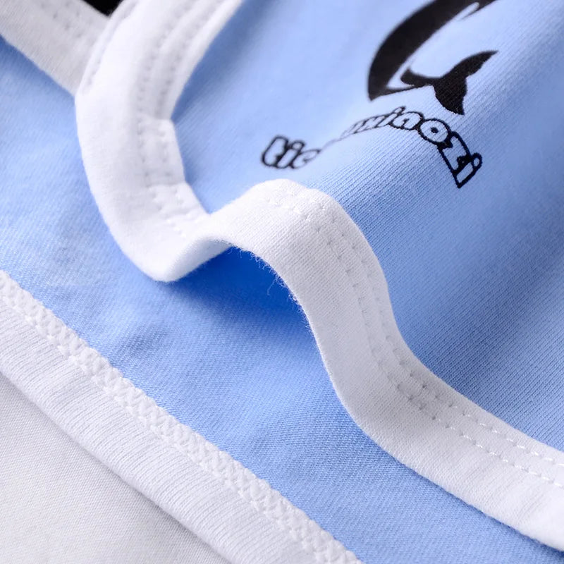 3PCS/Lot Cotton Comfortable Breathable Boxer Shorts Printed Men's Underpants Fashion Youth Underwear Sexy U Bulge Pouch Panties