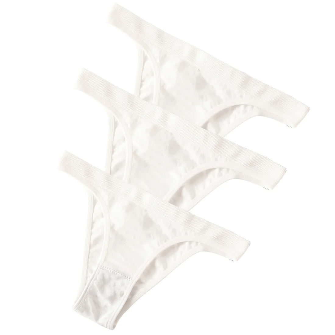3Pcs/Set Women High Cut Brazilian Panties High Rise Seamless Underwear Soft Stretch Sports Soft Briefs Ladies Sexy Lingerie M-L