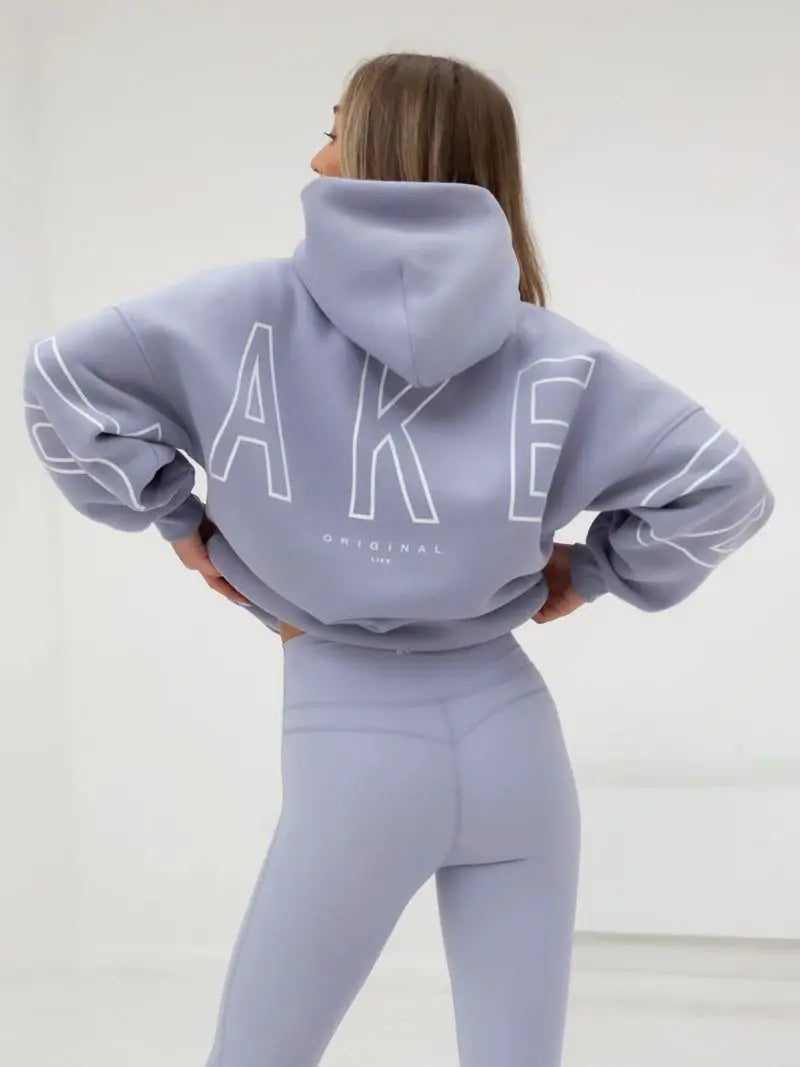 Hip-hop Harajuku High Street Trendy Brand Letter Print Oversized Hoodie Men Y2K 2025 Retro Gothic Punk Casual Sweatshirt Women - ATFH