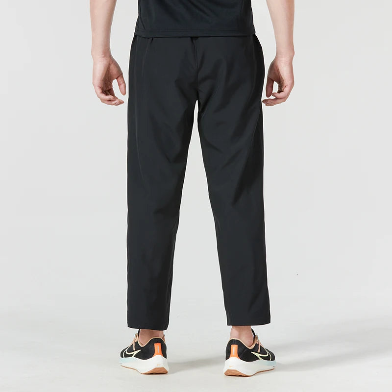 Nike Men's Sports Pants Straight-Leg Sweatpants Woven Quick-Dry Breathable Ice Silk Casual Pants Fb7491-010