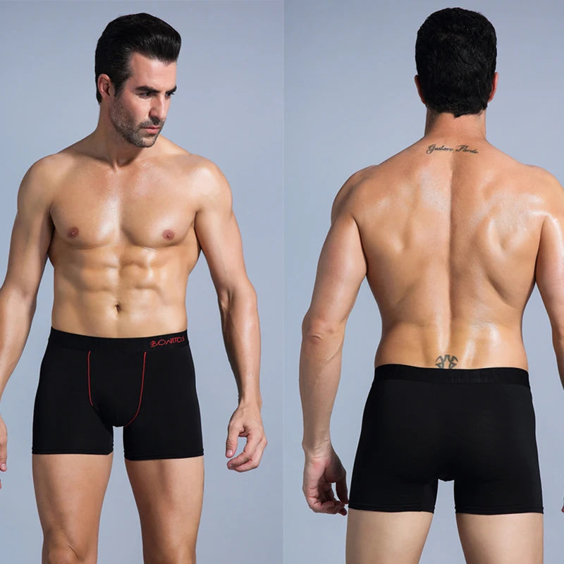 4pcs Cotton Boxers For Man Underwear Slip High Quality Men's Panties Sexy Homme Underpants Boxer Shorts Calecon Trunks