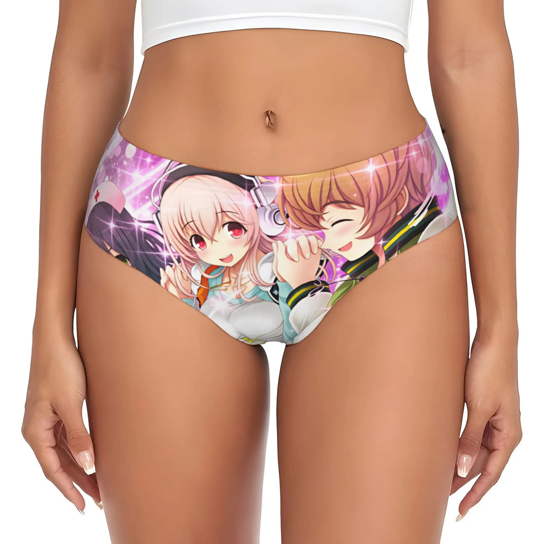 Super Sonico Anime Kawaii Girl Brief Panties Women Comfort Stretch  Underwear