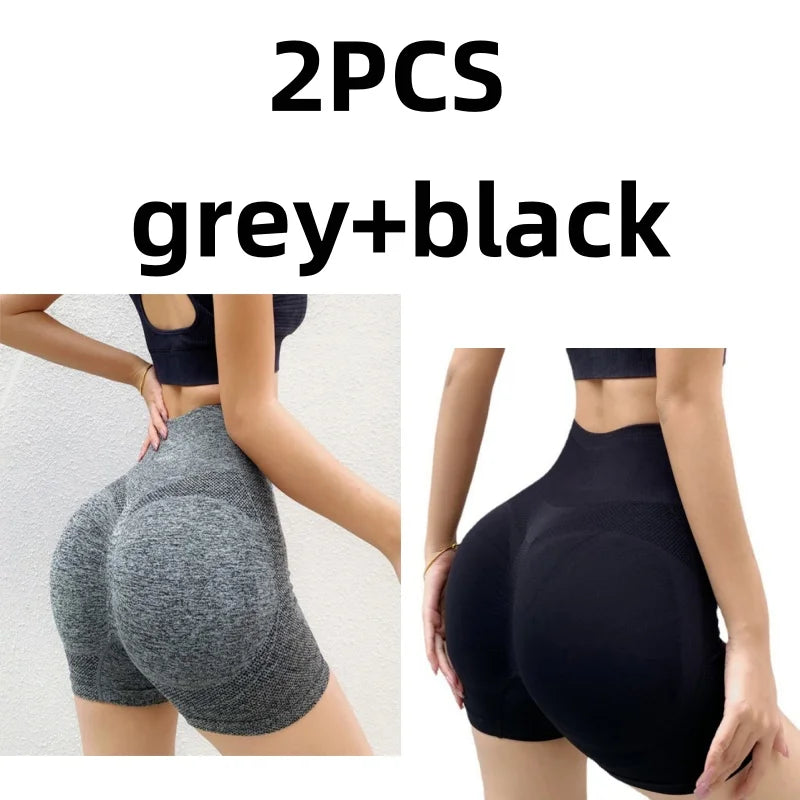 Short Gym Women‘s Gym Shorts High Elasticity Yoga Clothing Absorbent Short Sets Push Up Pants Cycling Jogging Fitness Legging Tahsi Fashion House