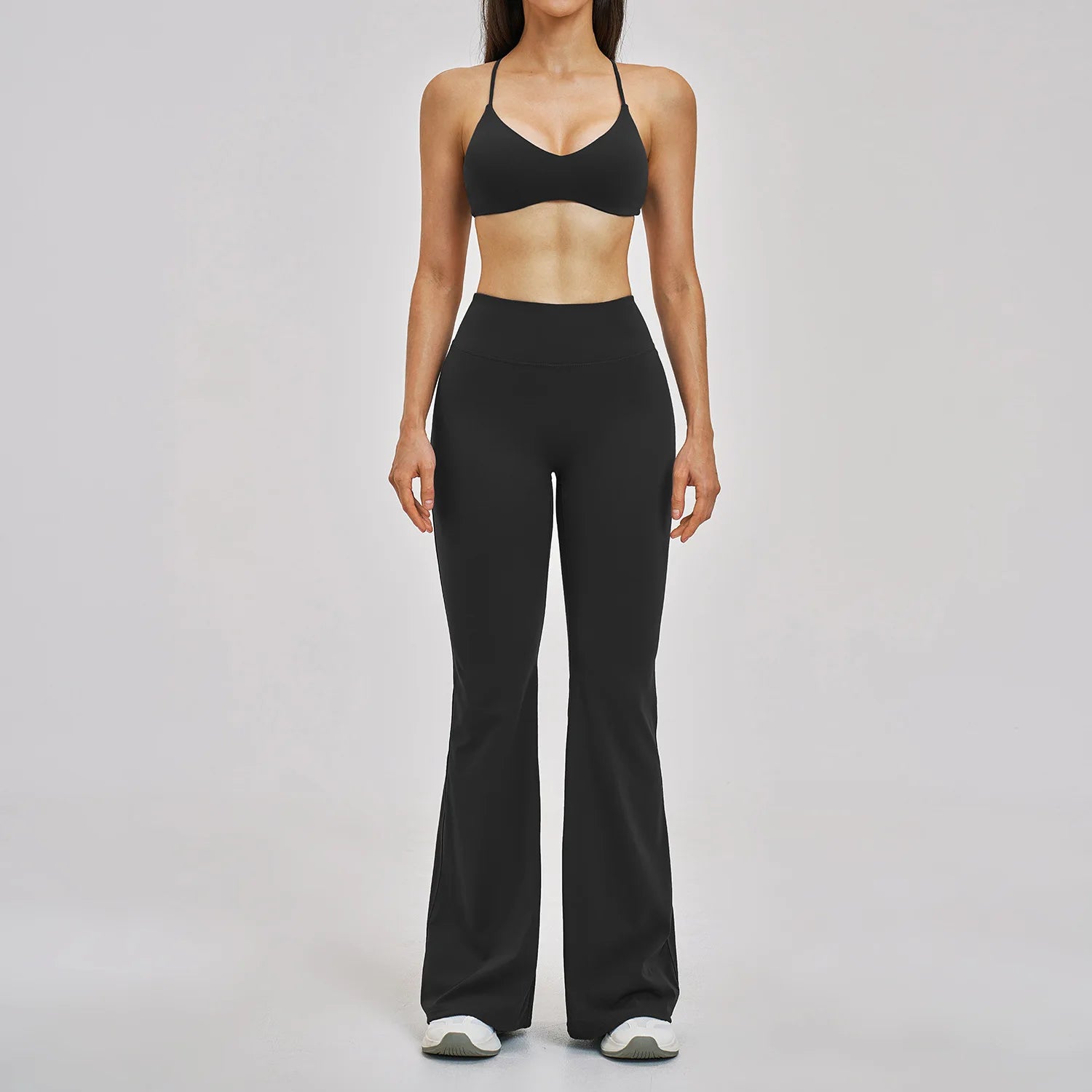 2PCS Sport Set Women Gym Outfits Push Up Yoga Set Gym Sportswear Fitness Bra Workout High Waist Legging Sports Shorts Tight Suit - ATFH