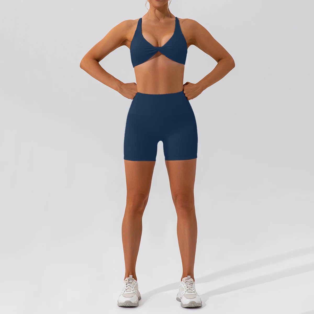 Summer 2PCS Yoga Suit Sports Set Women Quick-Dry Gym Set Women Tracksuit Running Workout Long Sleeve Sports Shirt Yoga Clothing - ATFH