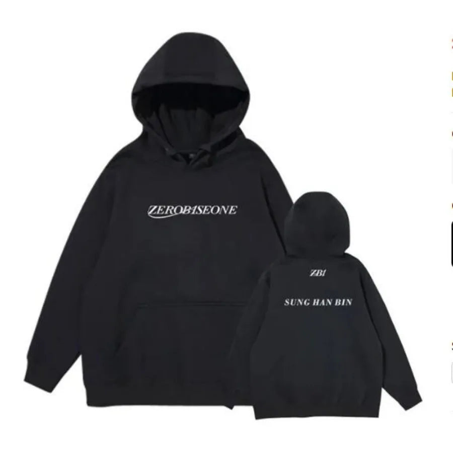 KPOP ZB1 ZEROBASEONE Ablum Oversized Women/Men Hoodie Sweatshirt ZHANG HAO SUNG HAN BIN RICKY MATTHEW HANYUJIN K-POP Clothes - ATFH