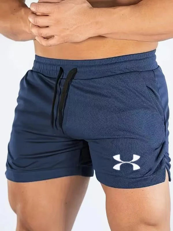 Summer new fitness shorts men's daily mesh breathable fitness shorts running shorts men's jogging sportswear