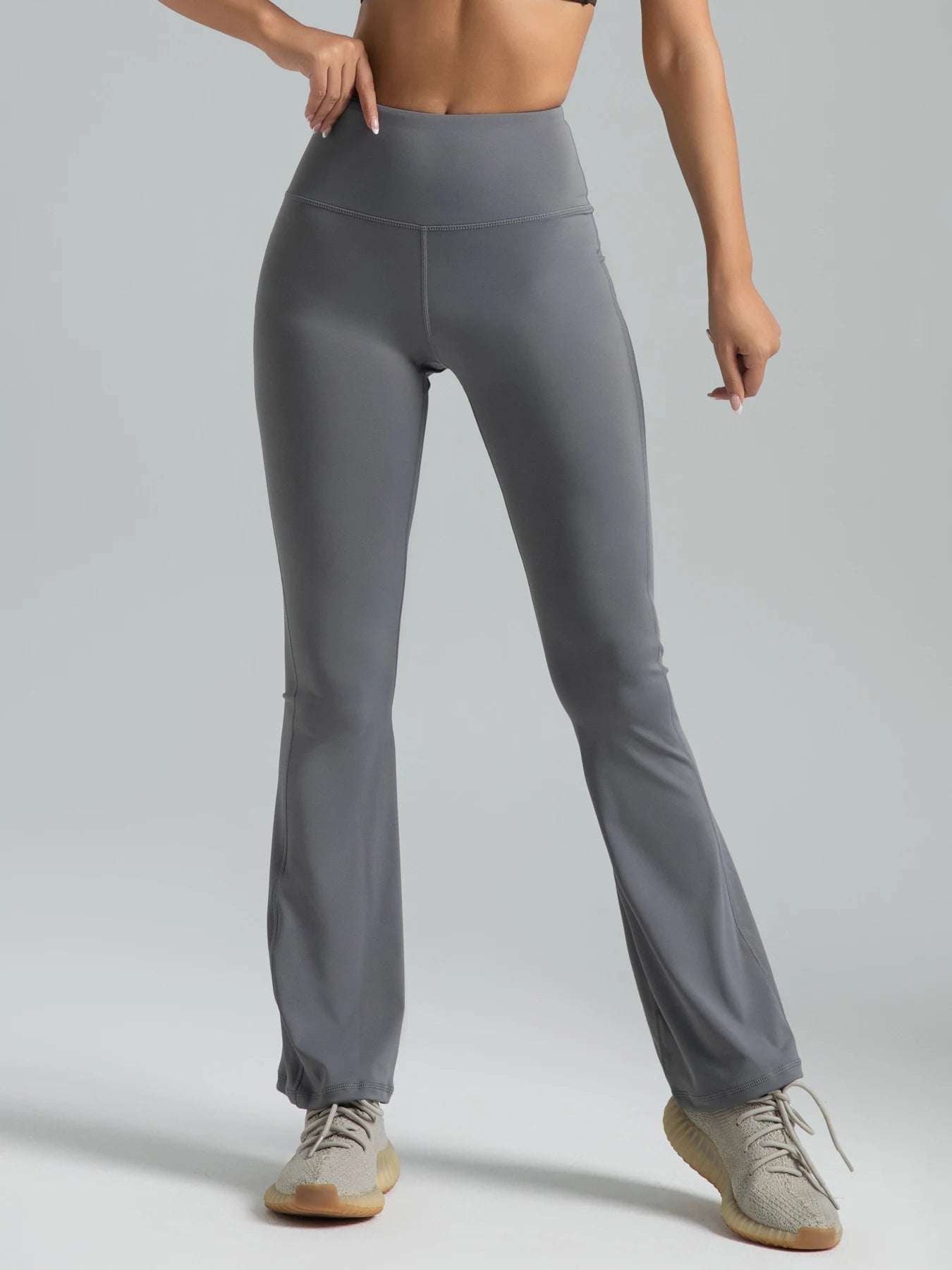 Women's High Waisted Bootcut Yoga Pants - Flared Leggings for Workout and Casual Wear - Comfortable and Stylish Activewear ATFH