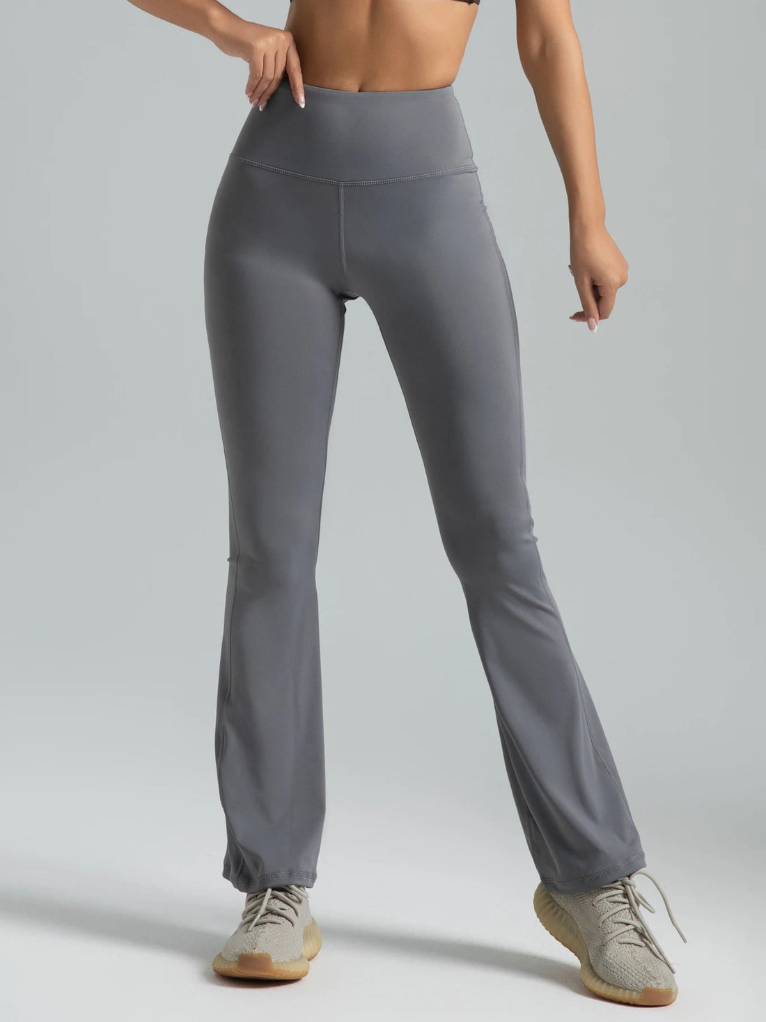 Women's High Waisted Bootcut Yoga Pants - Flared Leggings for Workout and Casual Wear - Comfortable and Stylish Activewear ATFH
