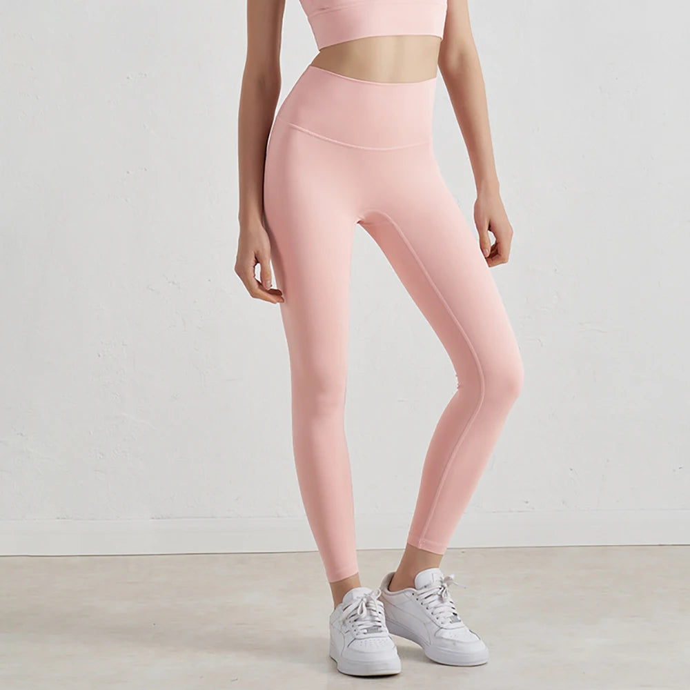 Yoga Leggings for Fitness Legging Sport Femme Back Pocket Pants Female Buttery Soft High Waist Leggins Push Up Gym Tights Women ATFH