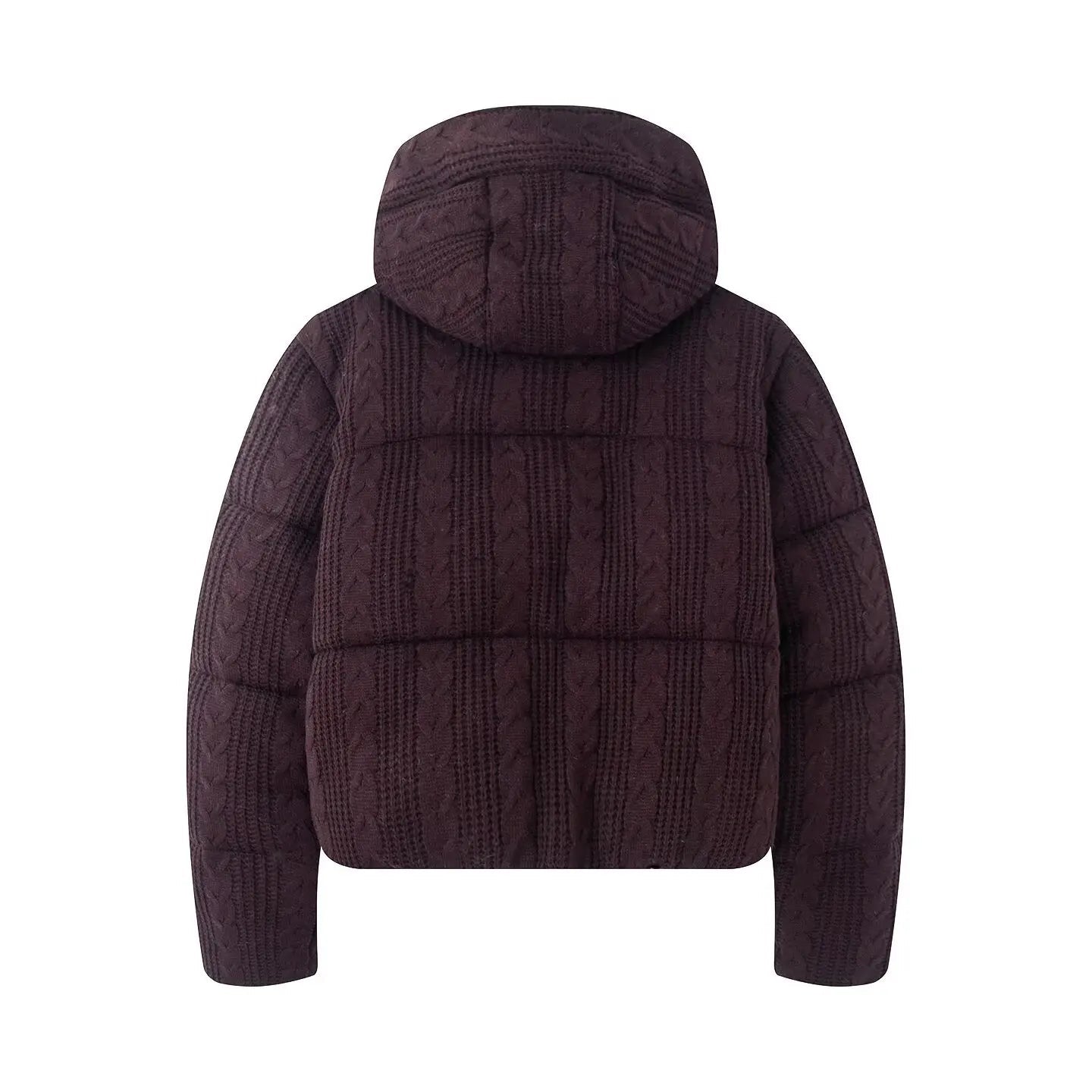 Winter Parkas Jackets Women's Coat With Hoodies Outwear Solid Long Sleeve Coat With Zipper 2026 zartins Elegant Hoodies Coat Top ATFH