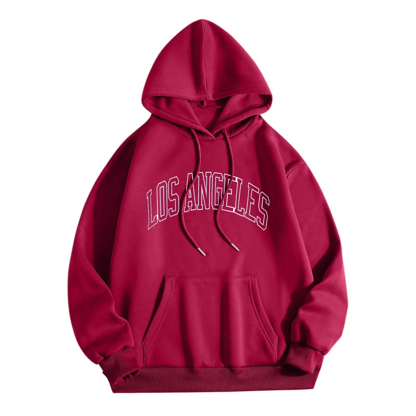 Graphic Letter Printing Hooded Sweatshirt For Man Street Casual Pocket Drawstring Hoodies Autumn/Winter Tops Sporty Pullover - ATFH