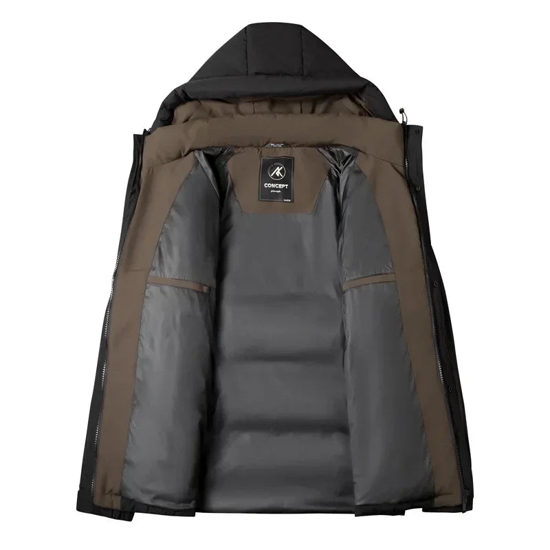 New Arrival Fashion Suepr Large Winter Men's Fashionable Casual Hooded Down Jacket Plus Size 3XL 4XL 5XL 6XL 7XL