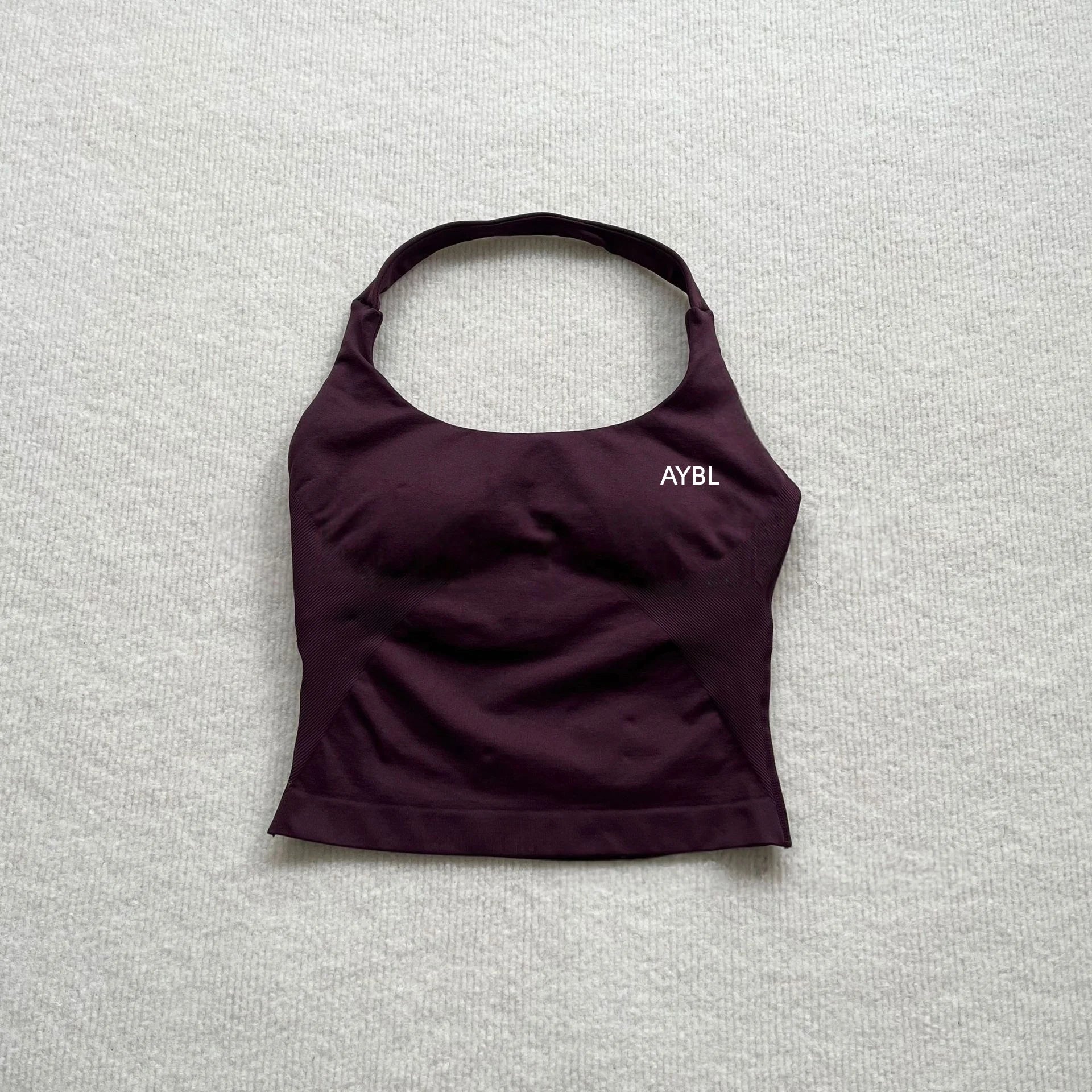Impact Halter Top Impact Leggings for Women Seamless Sports Yoga Pants Low Ribbed Band Gym clothes Fitness Workout Clothes - ATFH