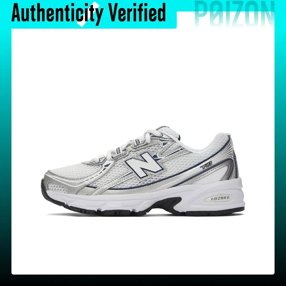 New Balance NB 740 V2 Breathable Low top Casual City Commuting Running Shoes Unisex White U740WN2