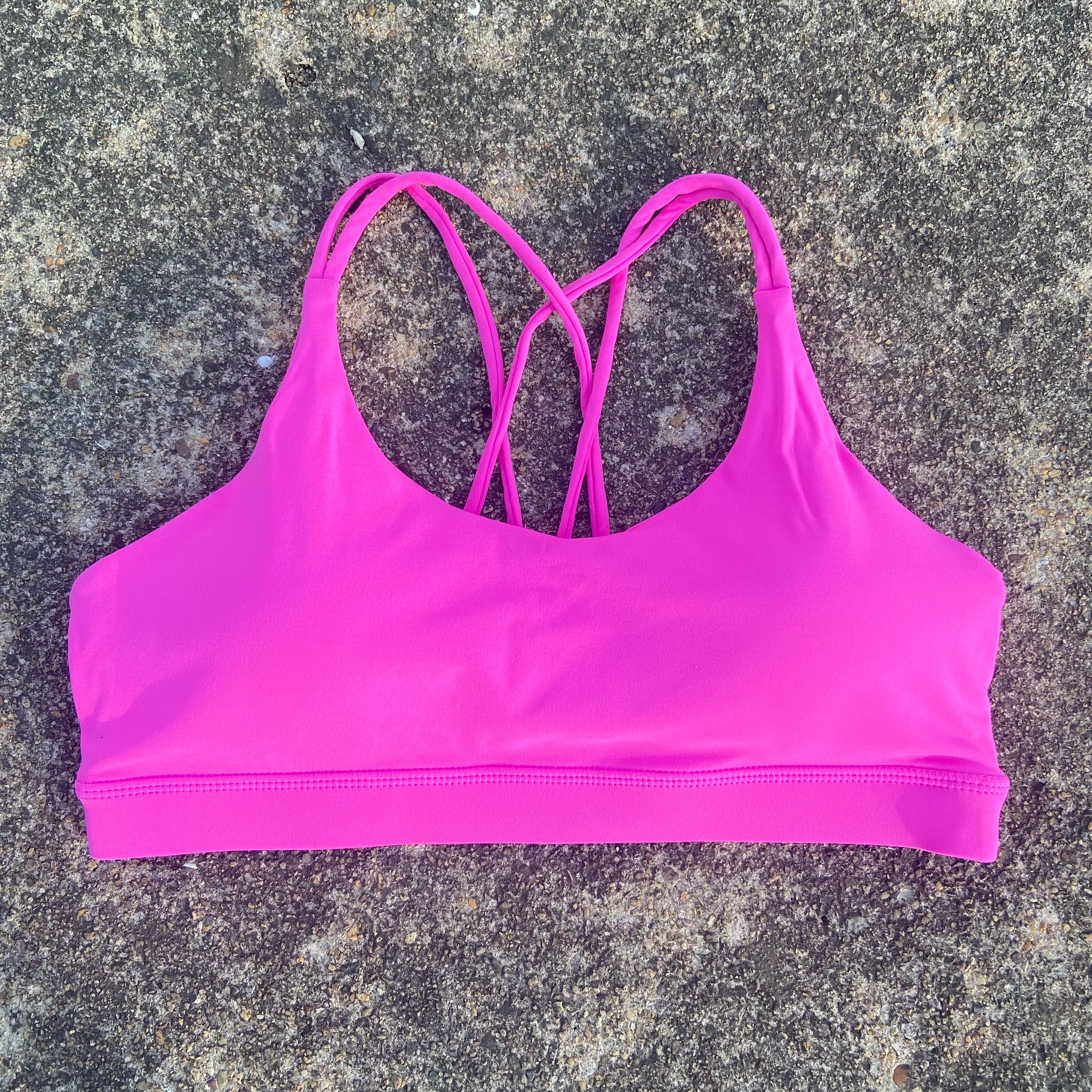 Solid Color high strength Gym Yoga underwear cross Women Fitness Sport Bra Top shockproof Athletic Tight Workout With Chest Pad - ATFH