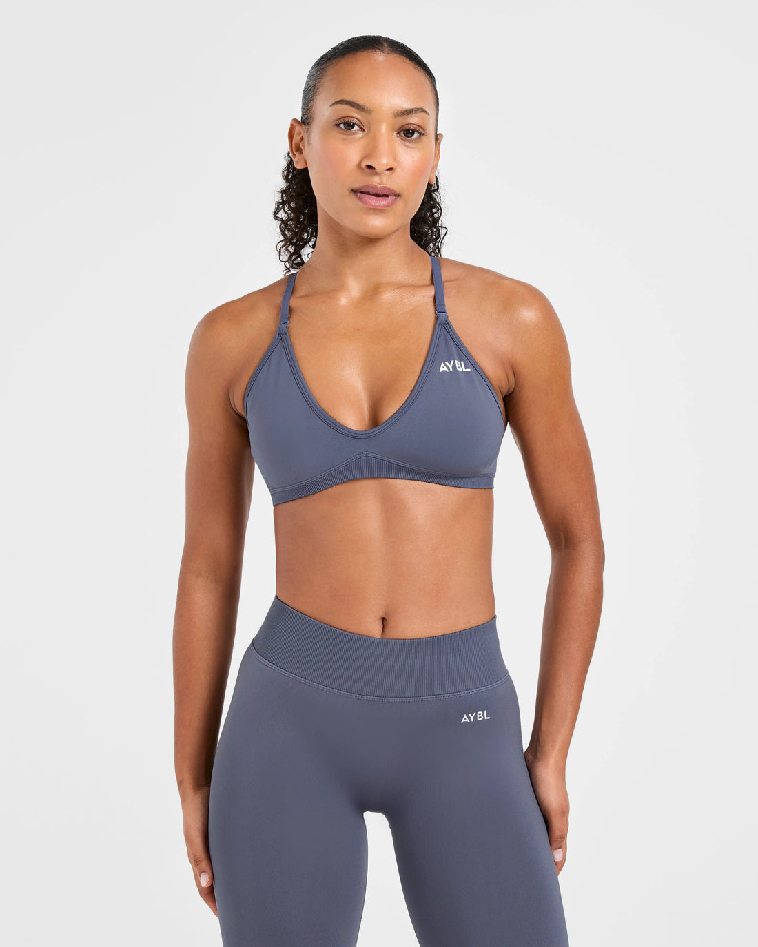 2 Pieces Set Adapt Seamless Strappy Sports Bra Leggings Set Yoga Fitness Set Women Workout Running Sports Leggings Gym Suit - ATFH