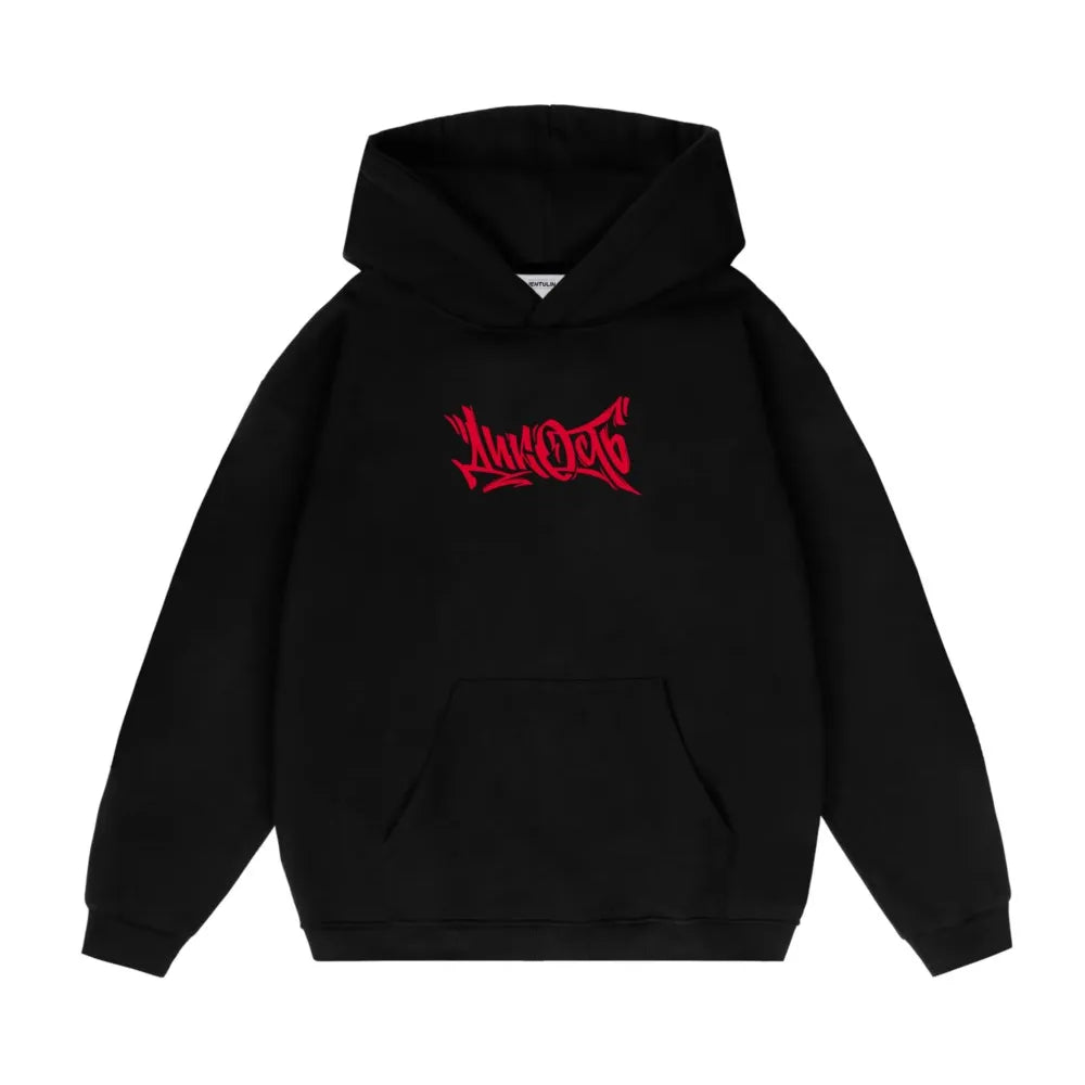Y2K Hoodies Men Harajuku Hip Hop Graphic Print Loose Sweatshirts Letter Punk Rock Goth Clothes Top Goth Pants Streetwear - ATFH