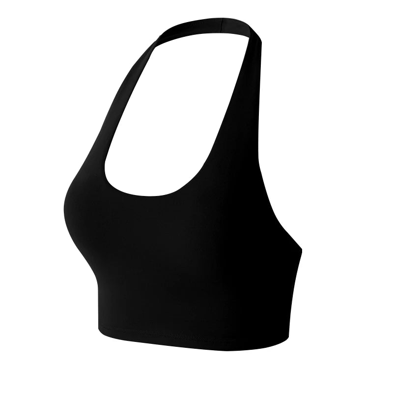 New Women's 2 Piece Yoga Suits Breathable Shockproof Yoga Hanging Neck Sport Bra High Waist Lifts Hips Yoga Pants Sportswear - ATFH