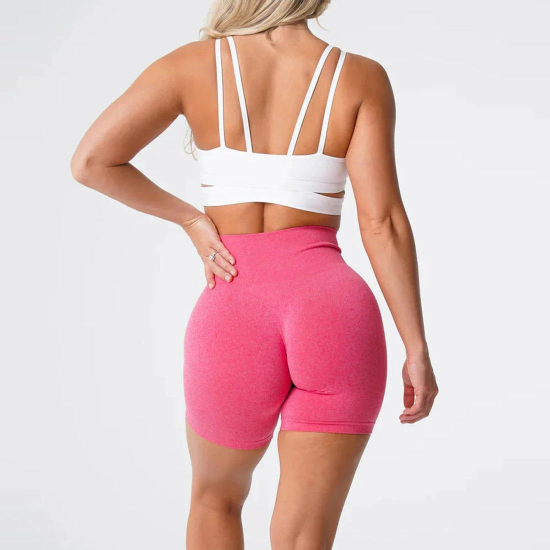 Pro Spandex Shorts Woman Fitness Elastic nv navigation Sports Running Yoga pants  tight pants cycling shark pants Tahsi Fashion House