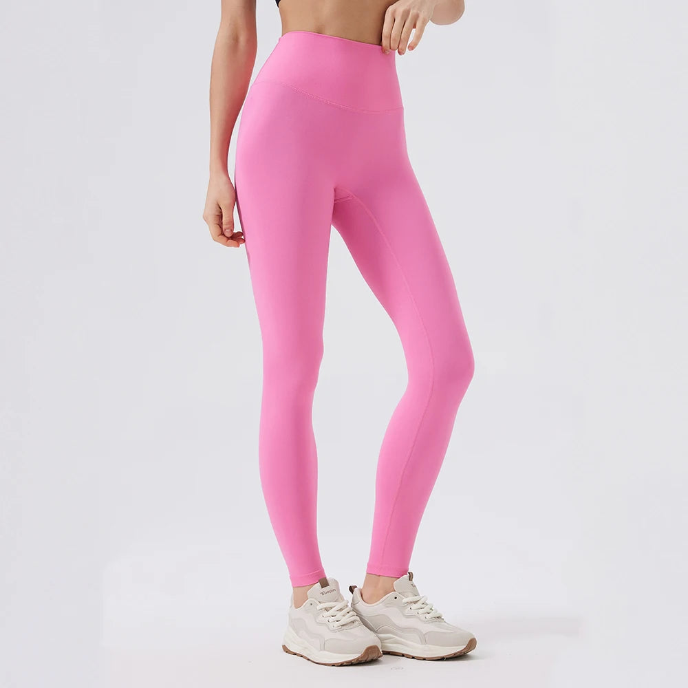 Women Back Waist Pocket High Waist Yoga Legging Women Sport Cropped Pants Butter Athletic Gym Comprehensive Training Jog - ATFH