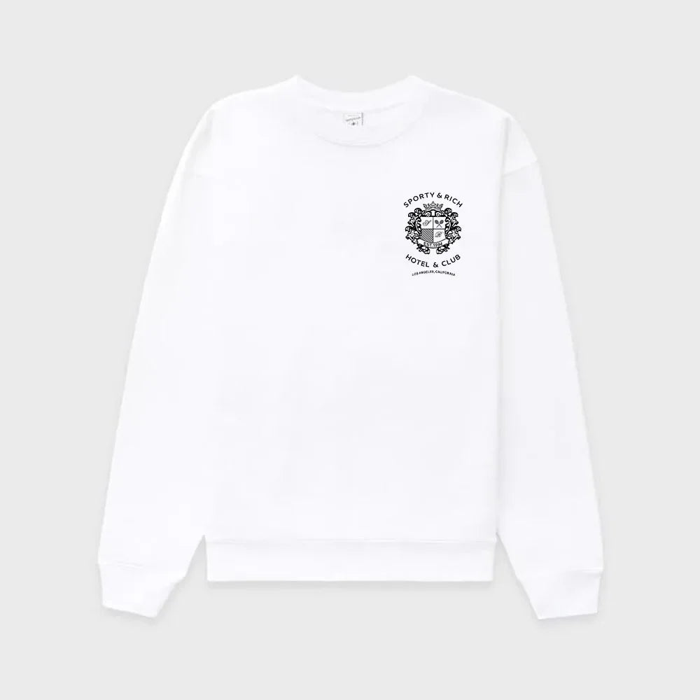 American Vintage Sport Make Your Health Terry Cotton Crewneck Pullover Unisex Men Women Autumn Loose Casual 80s Cool Sweatshirts - ATFH