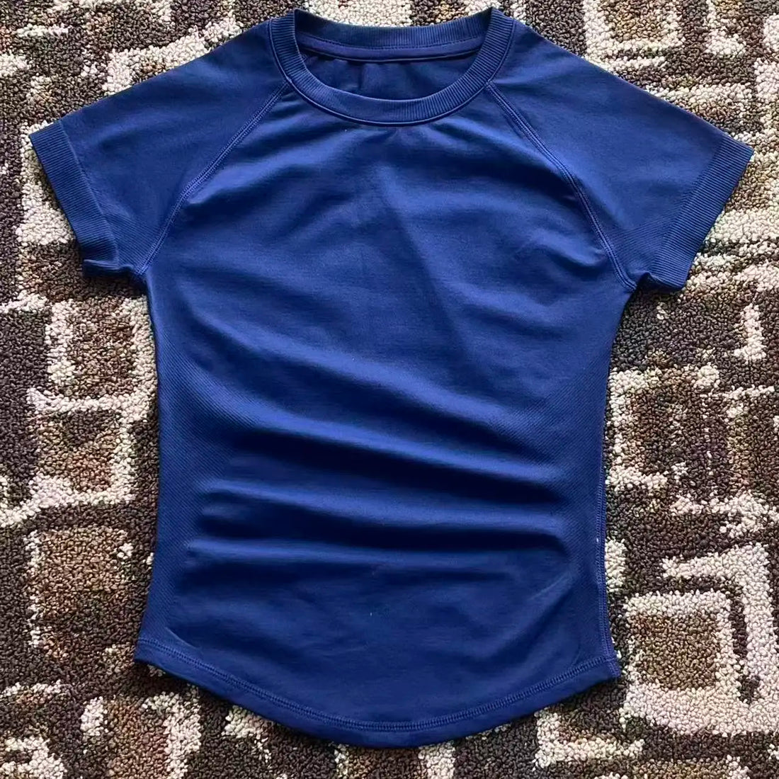 Impact L0g0DF Short Sleeve Top Women Running Sports T Shirt Summer Short Sleeve Round Neck Breathable Stretchy Gym Yoga Fitness - ATFH