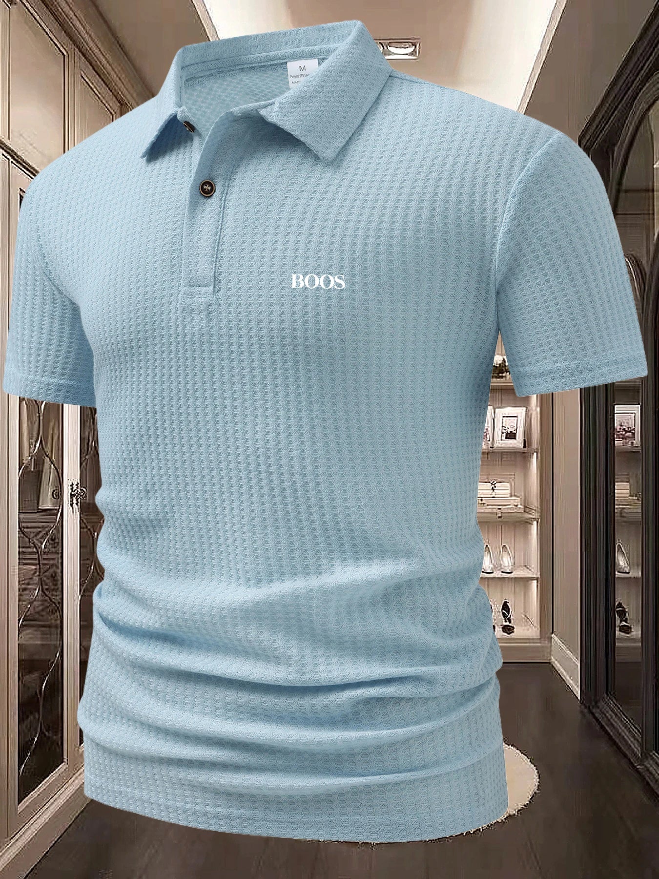 Short sleeved polo shirt men's spring and summer new T-shirt casual minimalist top