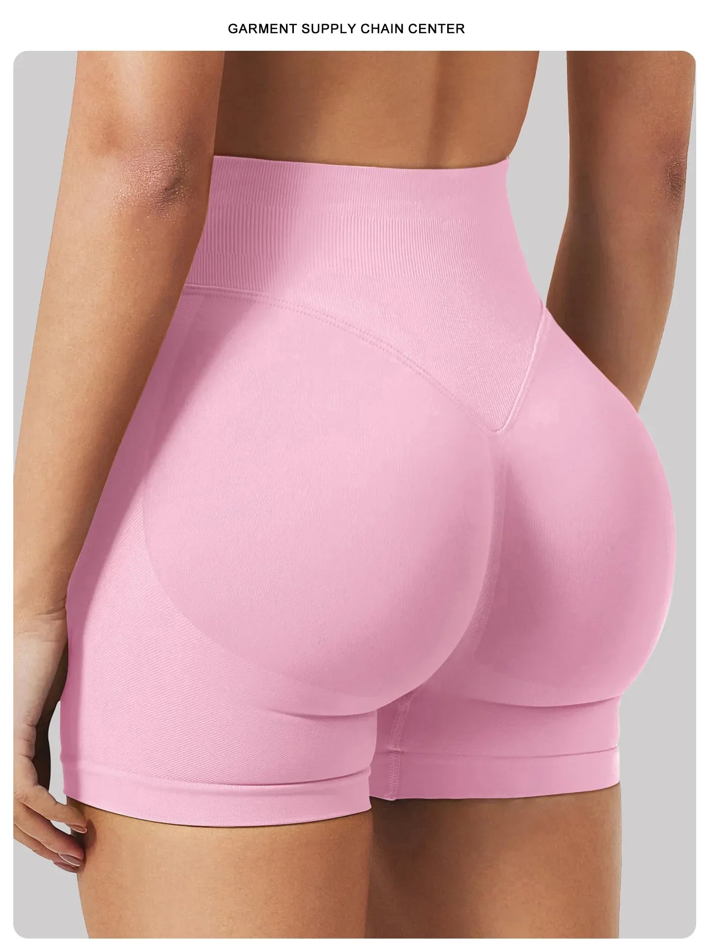 CZGUKE4.5''Shorts Seamless Low Ribbed Waistband Gym Shorts Scrunch Bum Yoga Shorts Booty High Stretch Running Bike Shorts Tahsi Fashion House