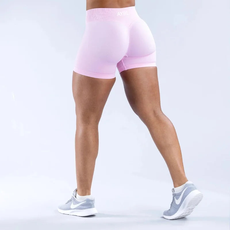 Yoga Shorts Fashion Low Waist Seamless Yoga Shorts Scrunch Bum Gym Shorts Women Workout Biker Stretch Fitness Shorts Tahsi Fashion House