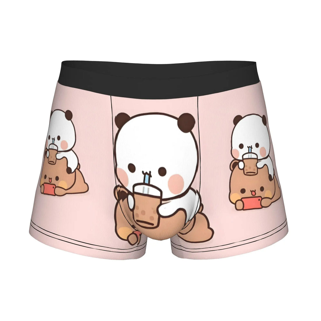 Anime Panda Bubu Dudu Peach And Goma  Boxers Shorts Men Bear Cartoon  Briefs Underwear Funny Underpants