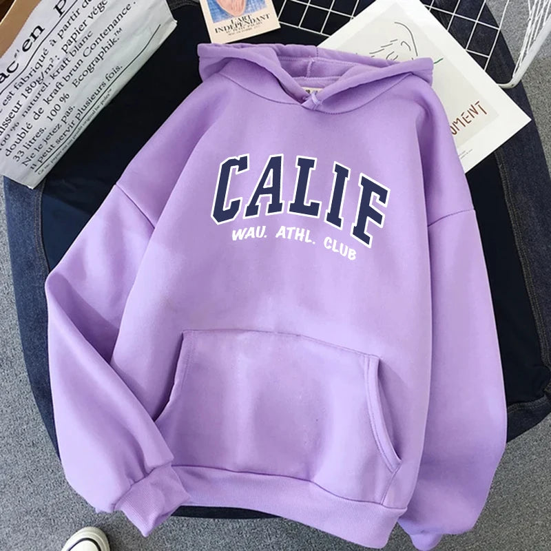Men And Women Winter Sweatshirt Print Hooded Pullovers Korean Fashion Loose Casual Hoodies Fleece Pullover Women Clothing - ATFH