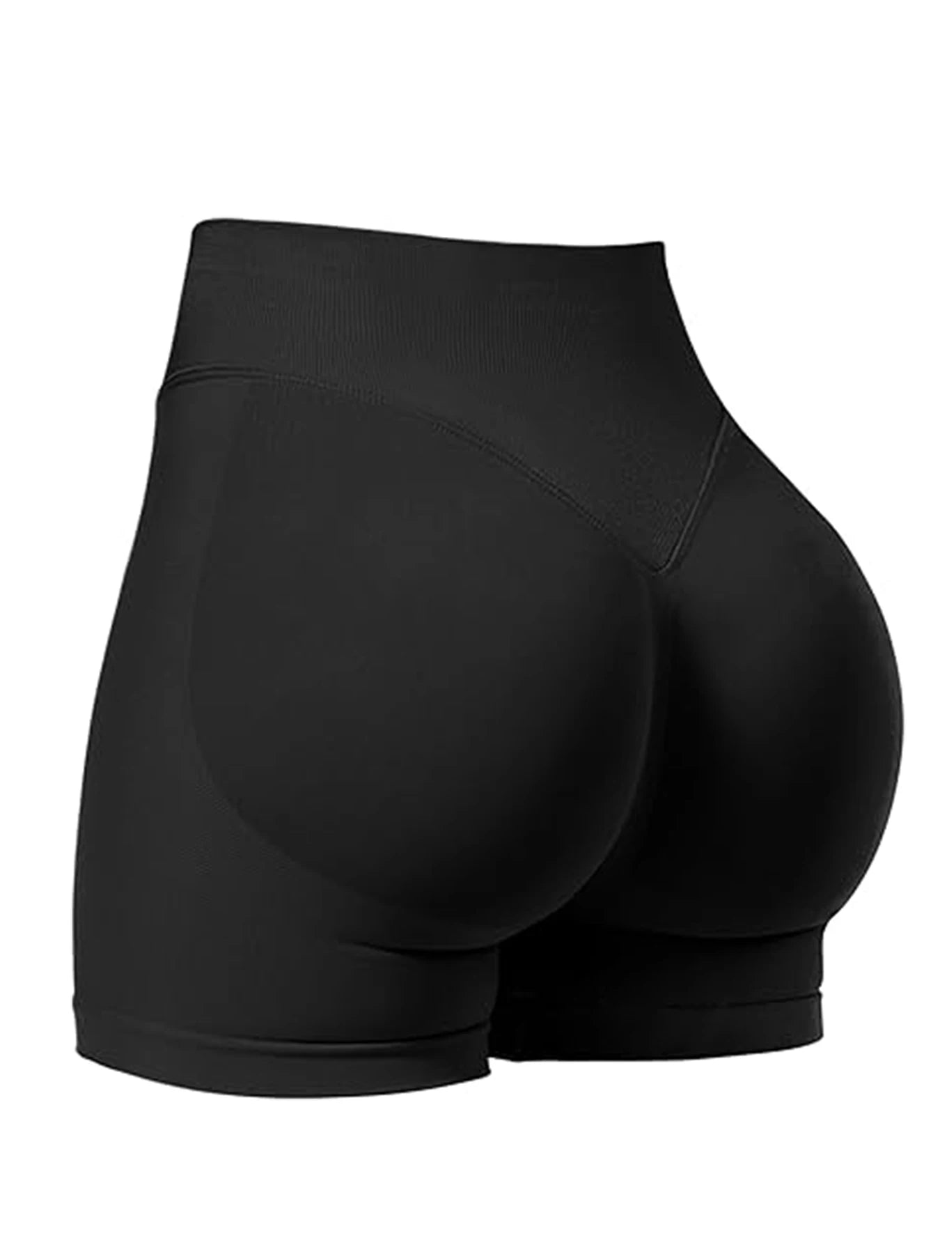 Women Workout Impact Shorts,  4.5" Scrunch Butt Lifting Gym Seamless Booty Biker Shorts Tummy control Workout scrunch shorts Tahsi Fashion House