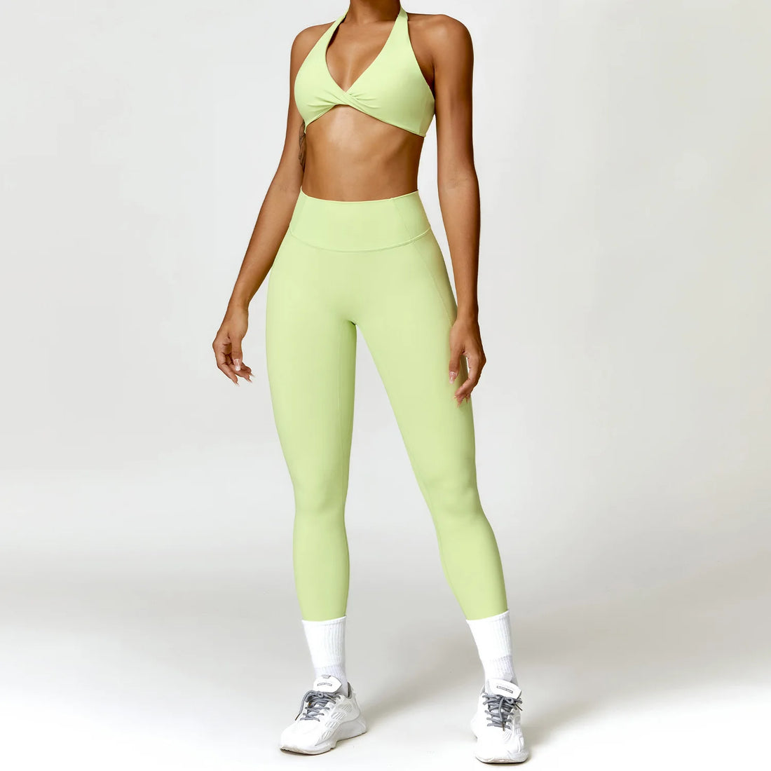 Women Seamless Yoga Set 2PCS Gym Workout Clothes for Female Push Up Bra High Waist Leggings Sexy Fitness Sportswear Sports Suits - ATFH