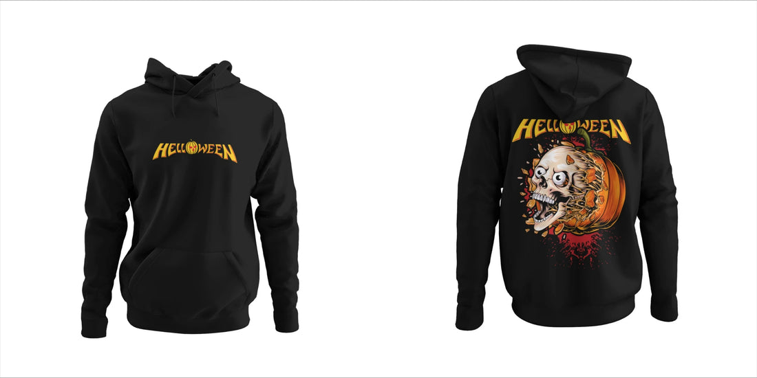 Retro HELLOWEEN Rock Band Global Tour Mercah Hoodies Men Women Streetwear Hip Hop Oversized Pullovers Loose Casual Sweatshirts - ATFH
