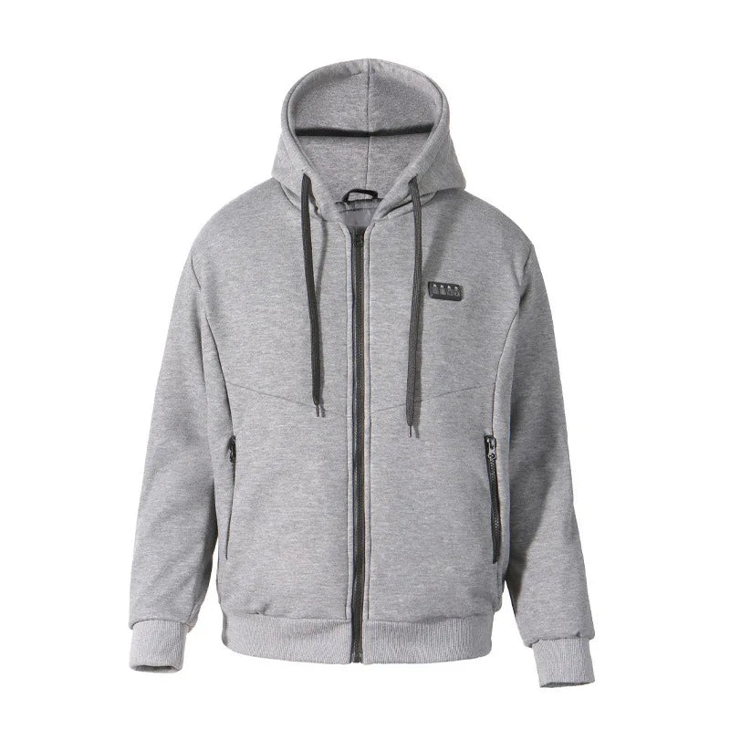 23 Areas Intelligent Warm Heated Hoodie Couple Style Outdoor Casual Four Control Constant Temperature Heating Hooded Sweatshirt - ATFH